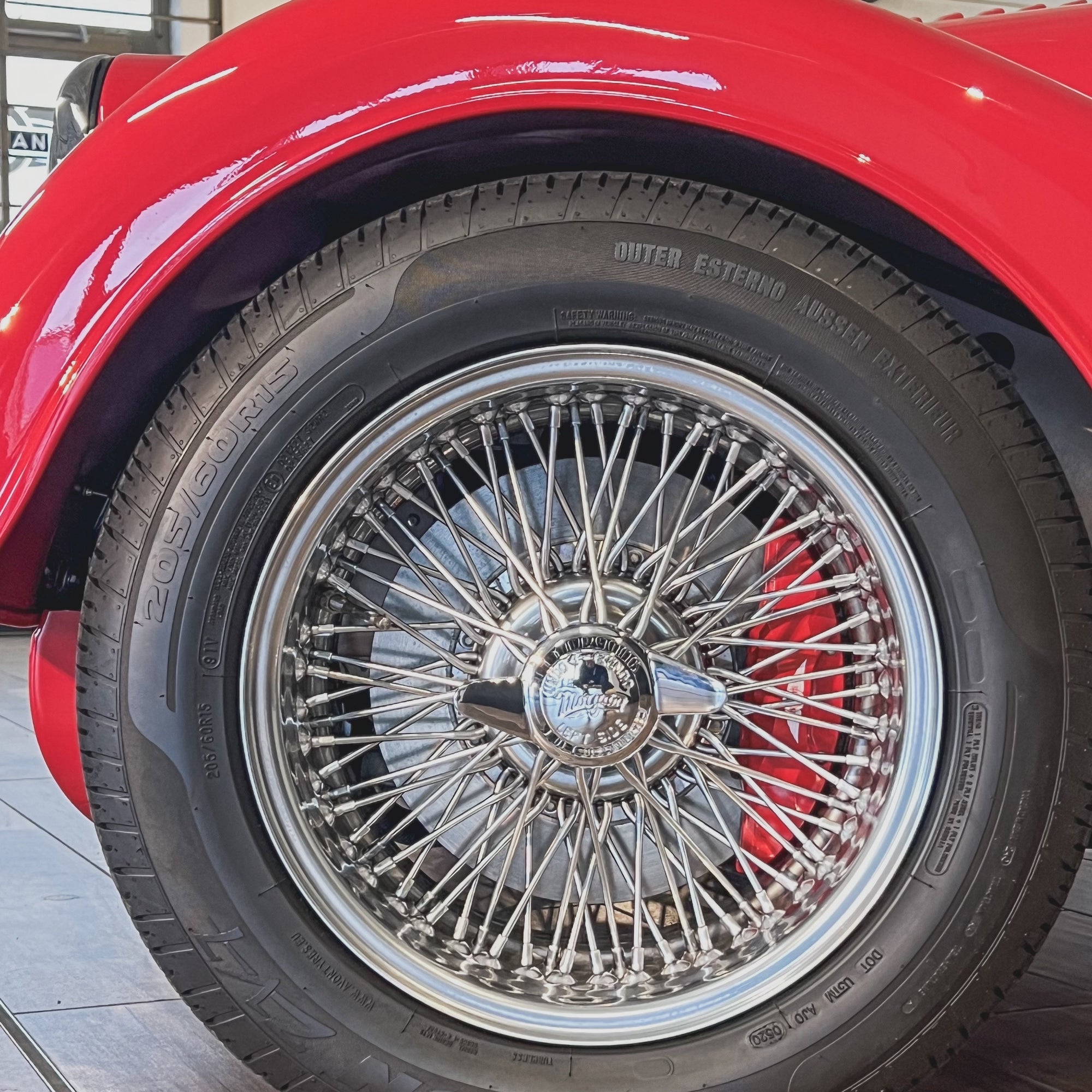 SOLD - Morgan Plus Four Auto - Morgan Sports Red