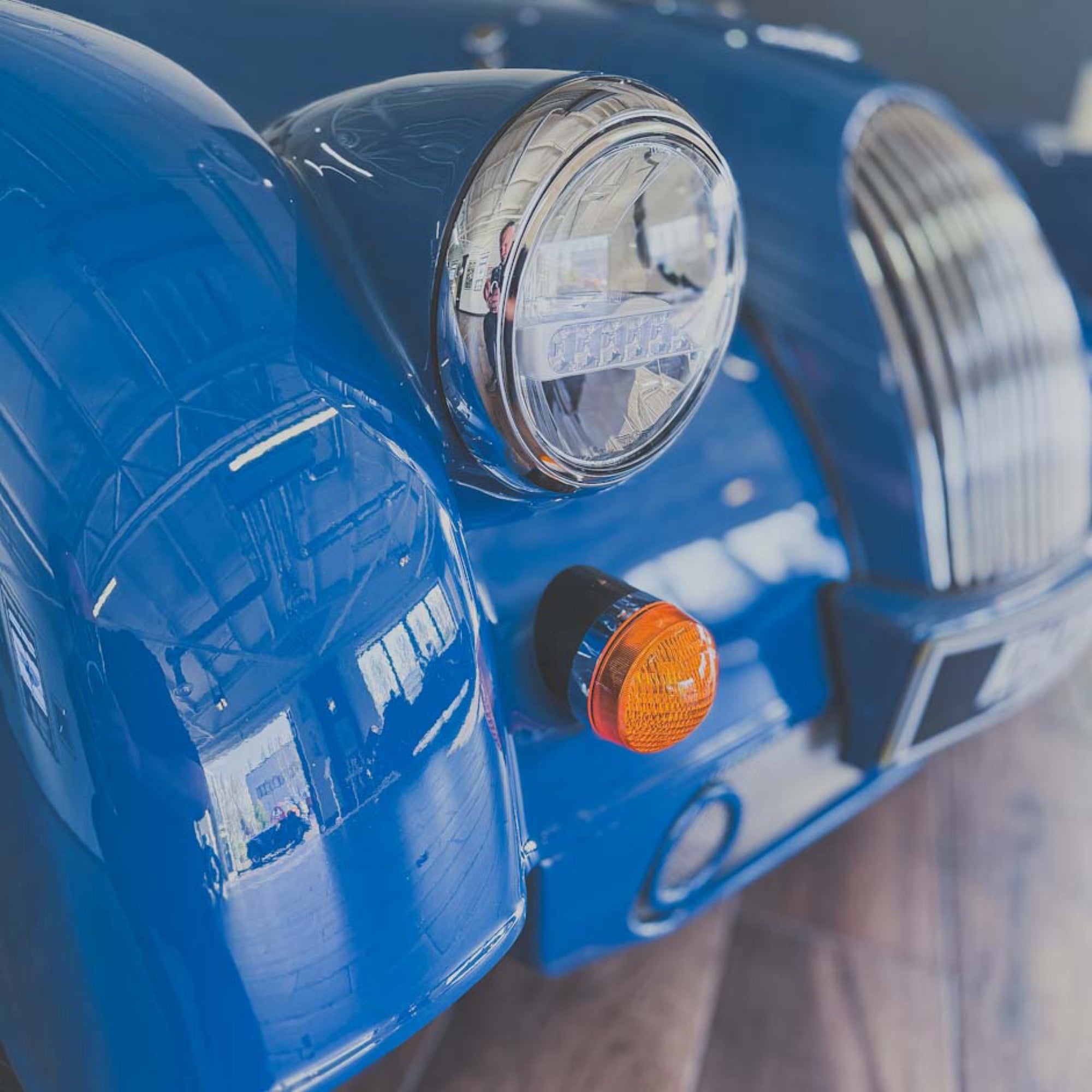 Morgan Plus Four - Lagoon Blue