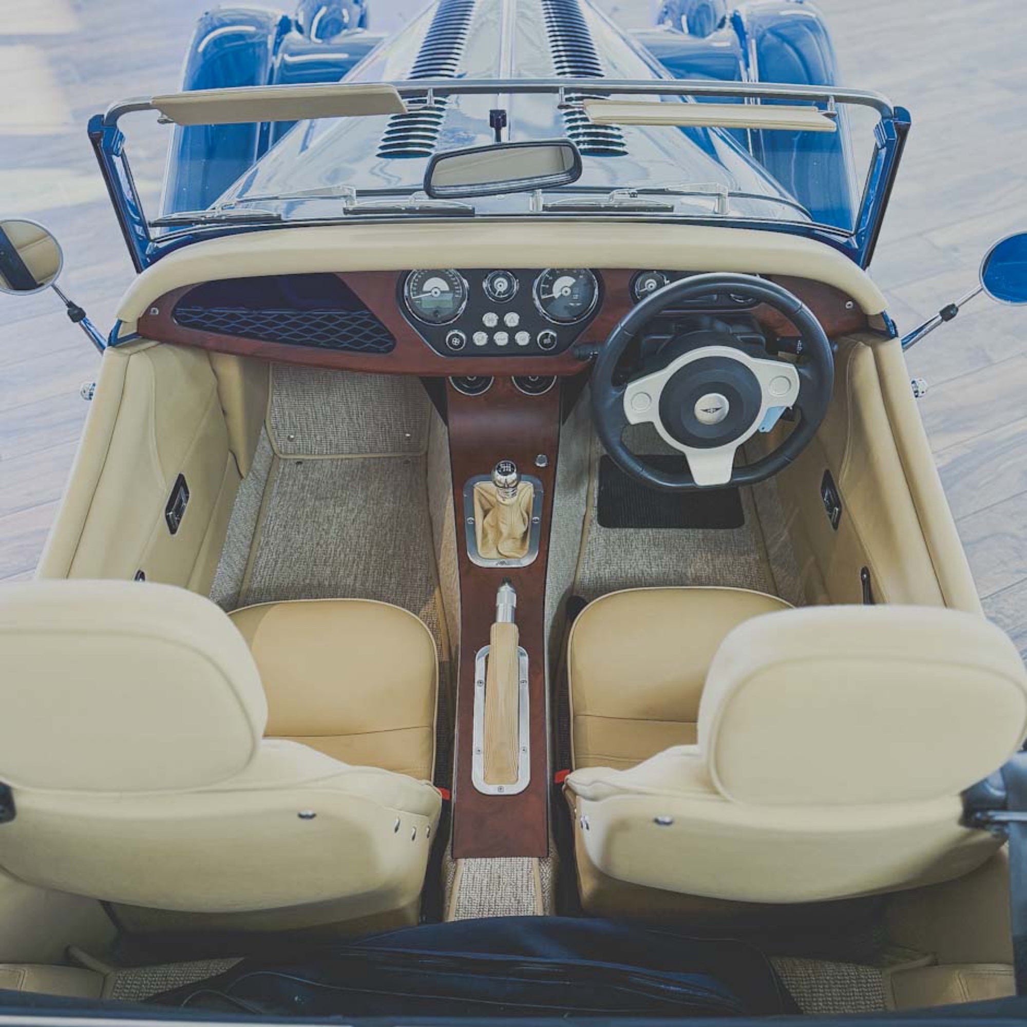 Morgan Plus Four - Lagoon Blue