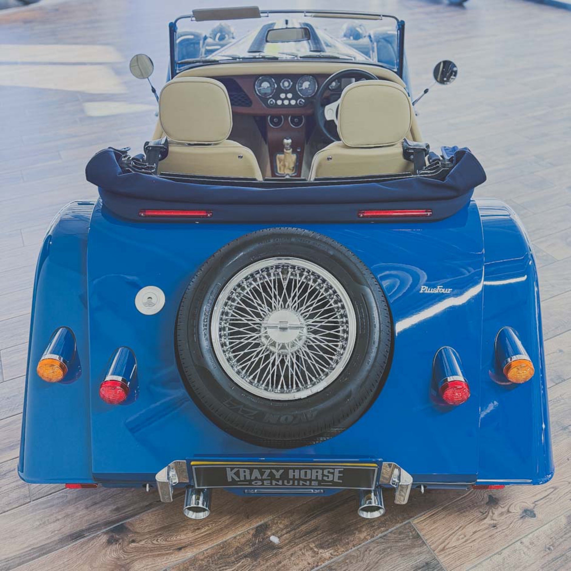 Morgan Plus Four - Lagoon Blue