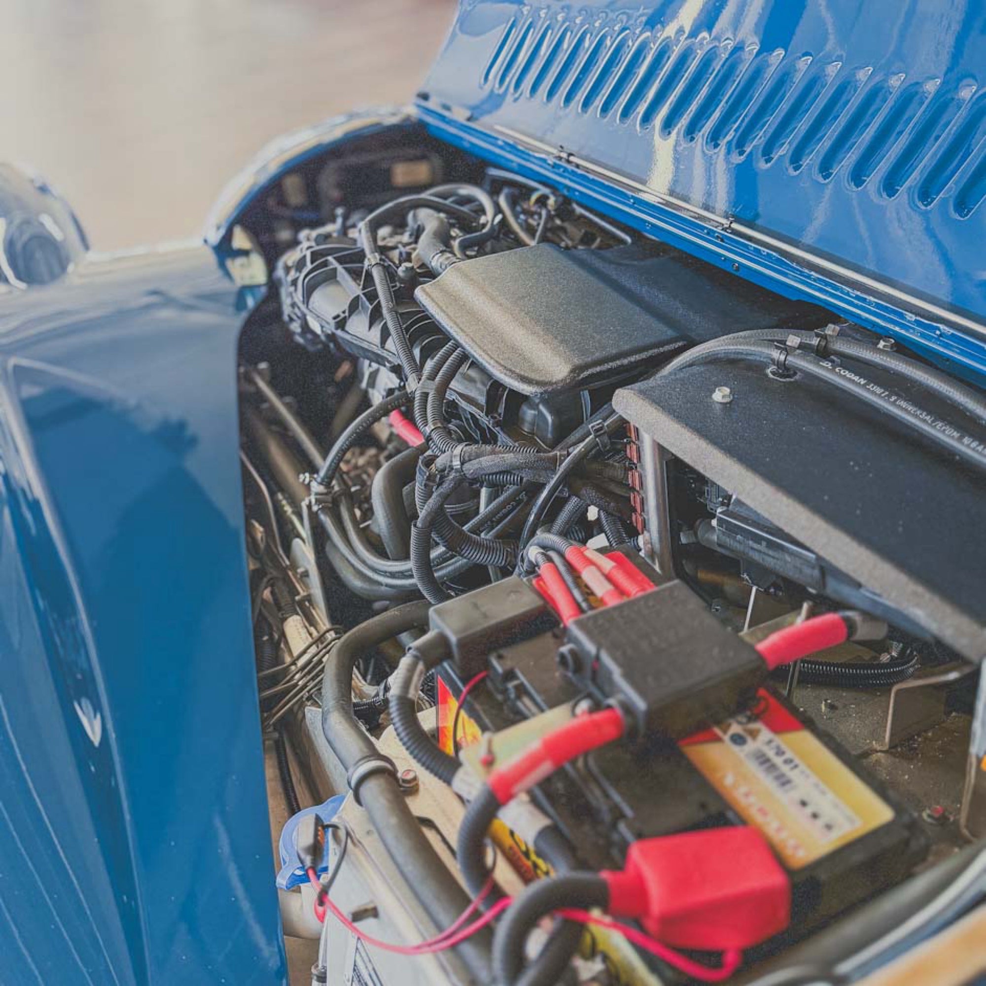 Morgan Plus Four - Lagoon Blue