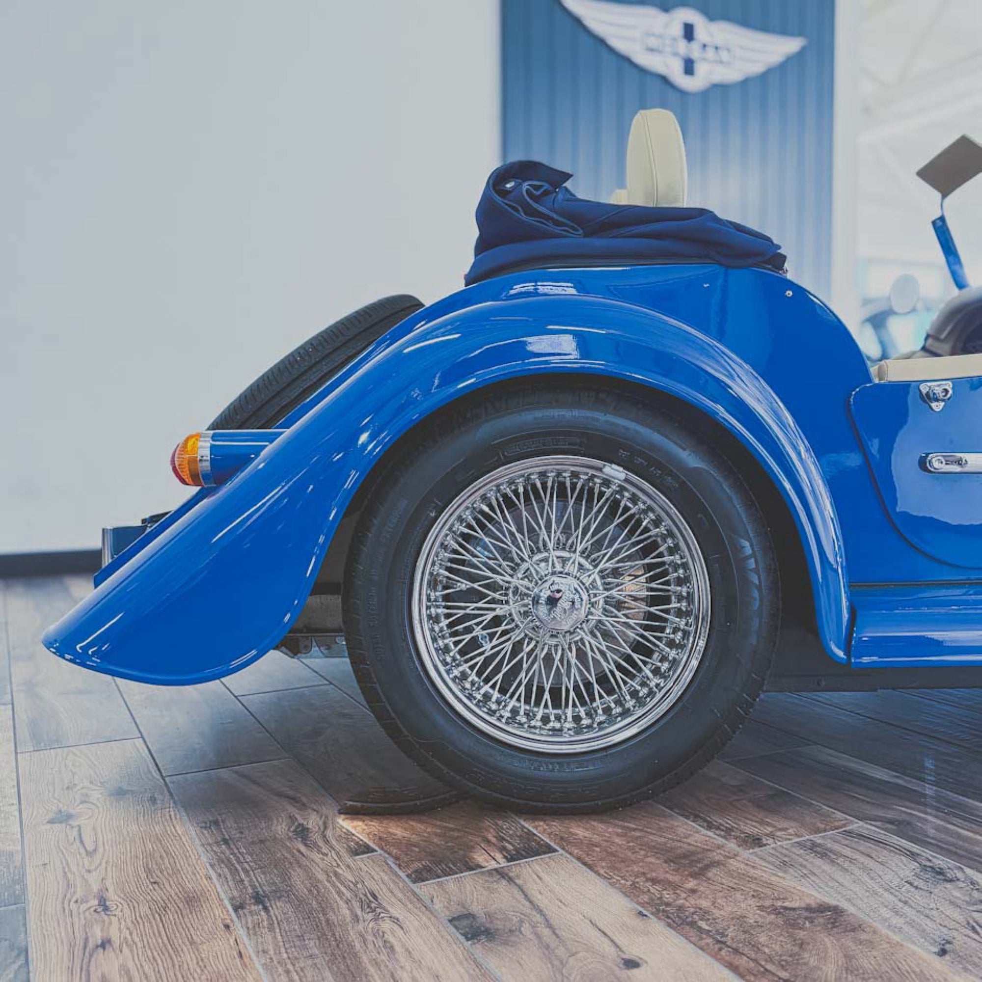 Morgan Plus Four - Lagoon Blue