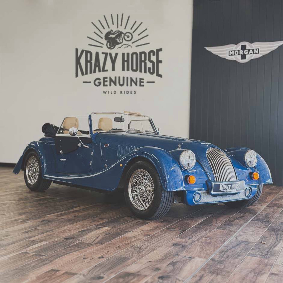 SOLD - Morgan Plus Four - Lagoon Blue