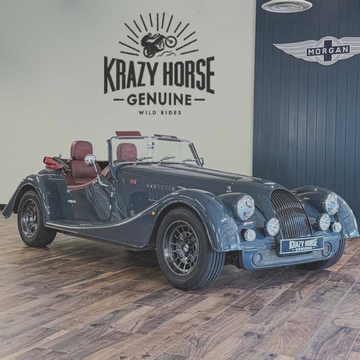 SOLD - Morgan Plus Four Man - Vintage Dark Grey