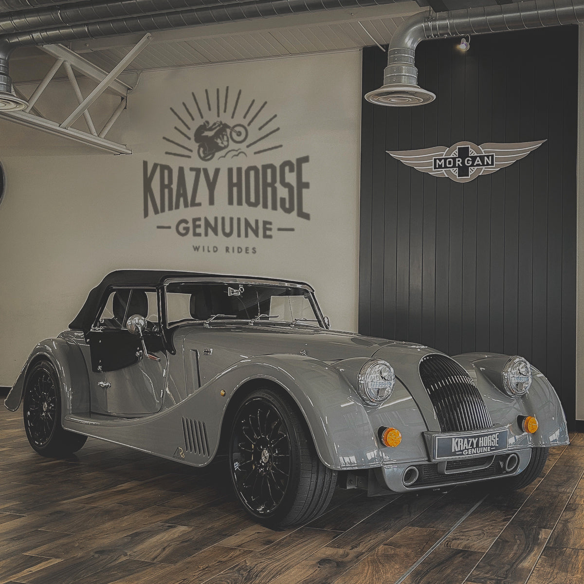 SOLD - Morgan Plus Six - BMW Lime Rock Grey