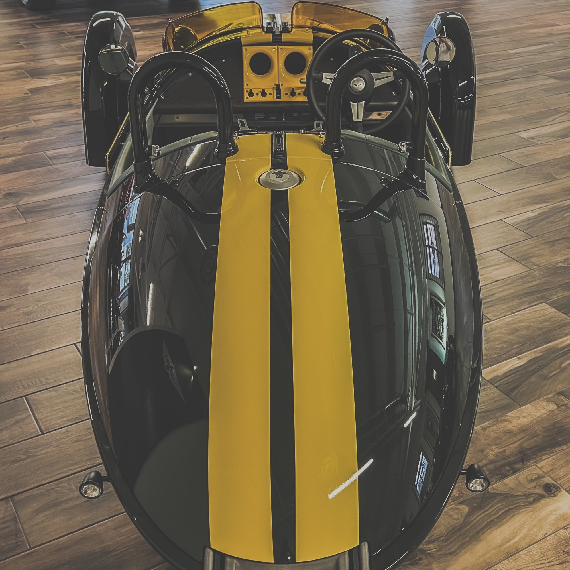 "WTF"KH new custom  Morgan Super 3 - Morgan Classic Jet Green