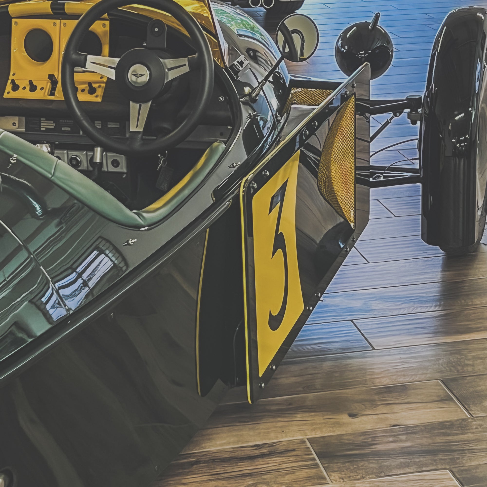 "WTF"KH new custom  Morgan Super 3 - Morgan Classic Jet Green