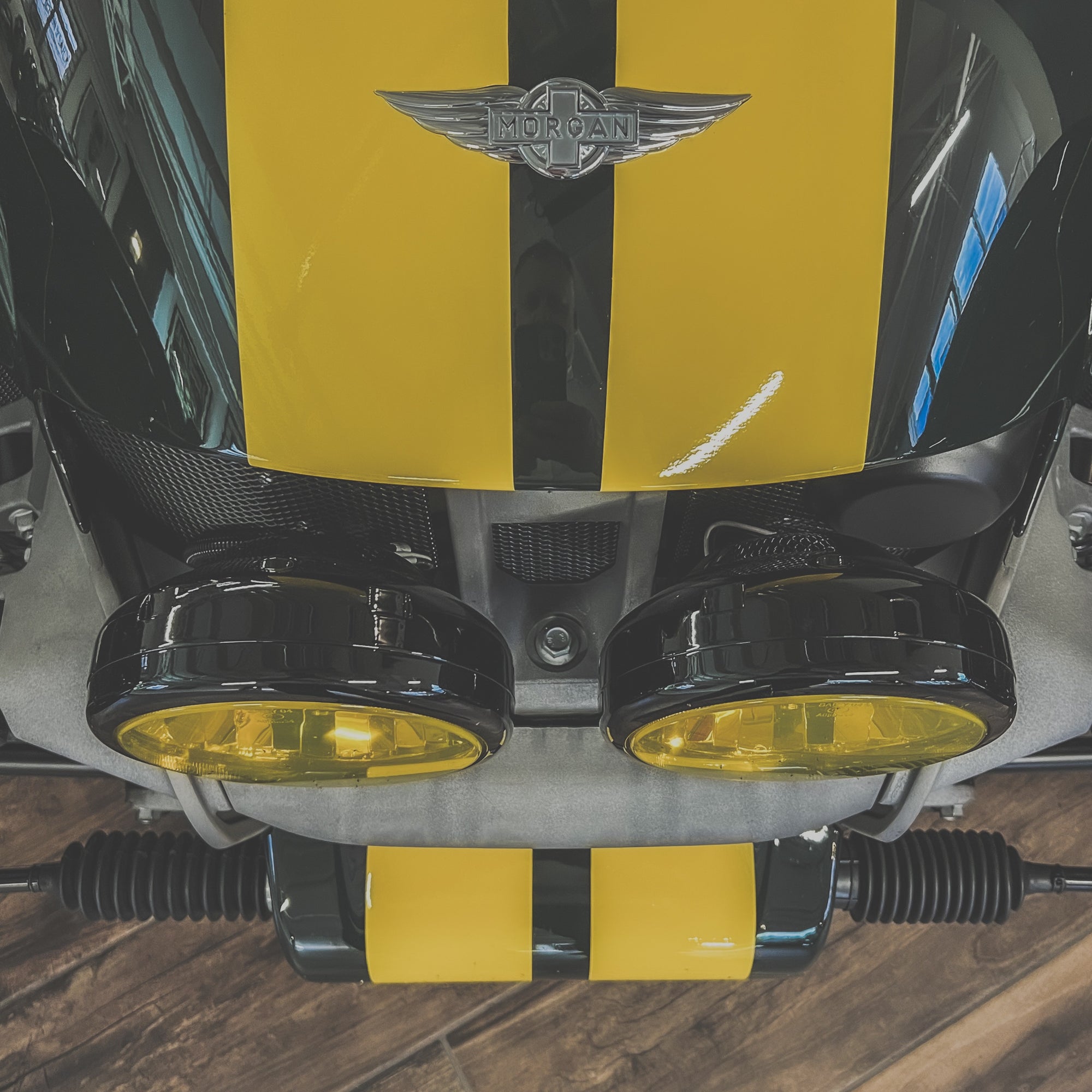 "WTF"KH new custom  Morgan Super 3 - Morgan Classic Jet Green