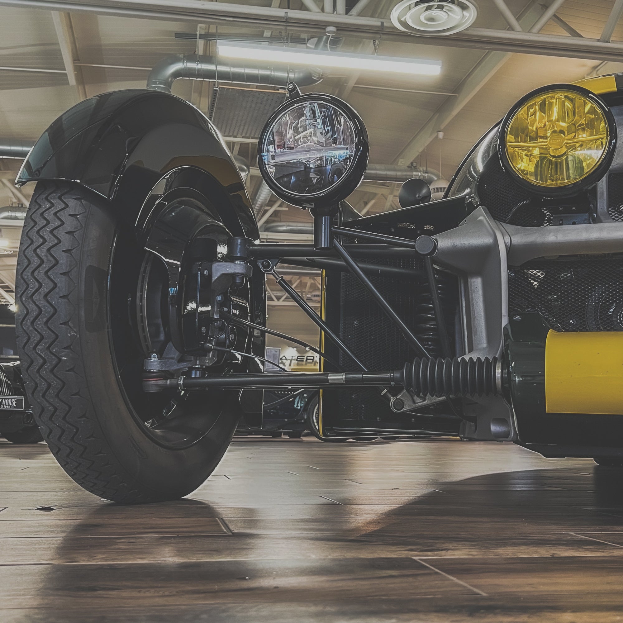 "WTF"KH new custom  Morgan Super 3 - Morgan Classic Jet Green