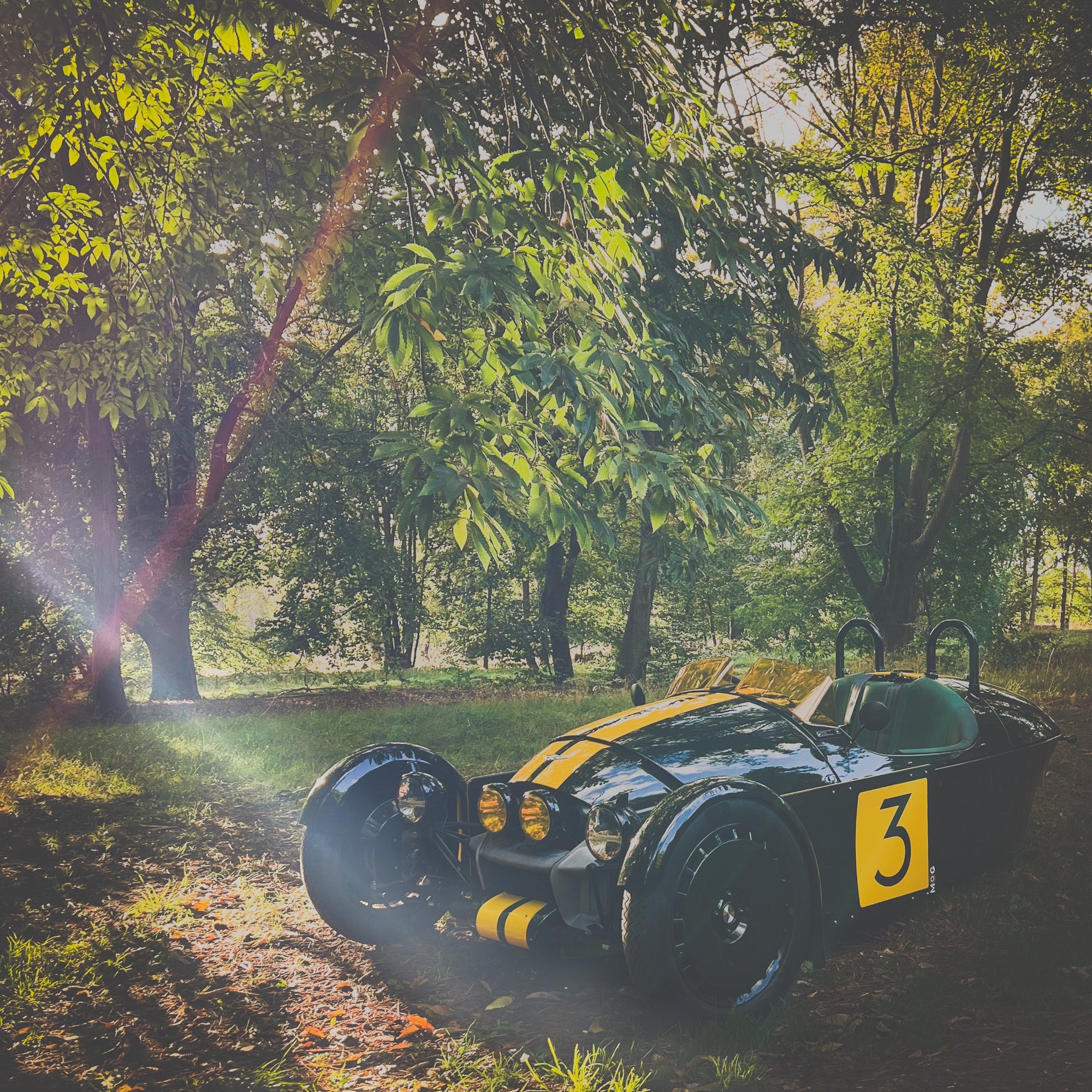 SOLD - "WTF"KH new custom  Morgan Super 3 - Morgan Classic Jet Green