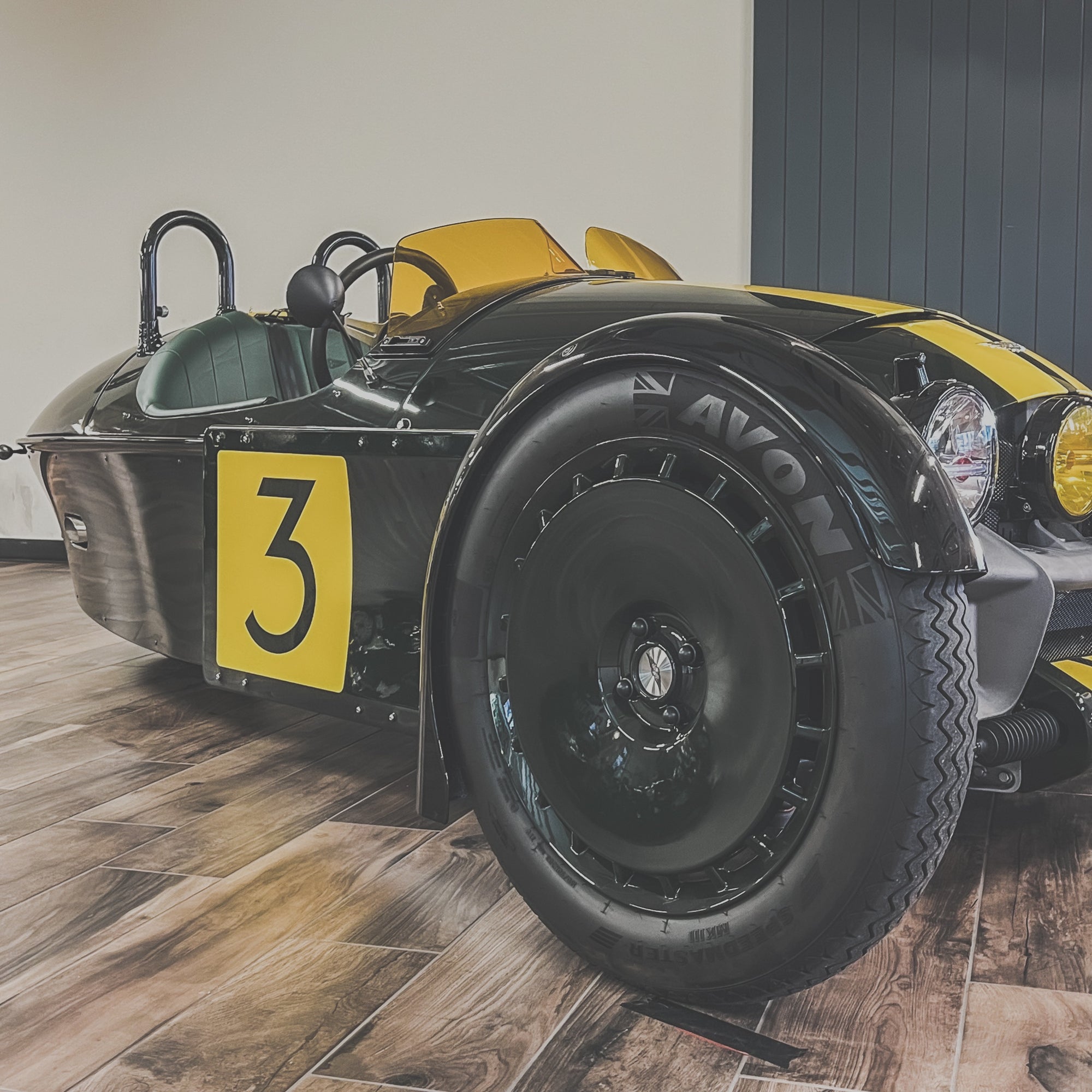 "WTF"KH new custom  Morgan Super 3 - Morgan Classic Jet Green