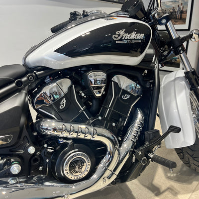 2025 All New Indian Scout Classic -  Ghost White Metallic