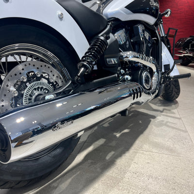 2025 All New Indian Scout Classic -  Ghost White Metallic