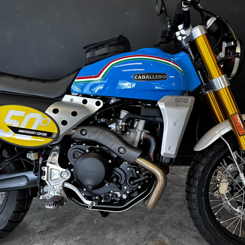 FANTIC CABALLERO SCRAMBLER ANNIVERSARY - BLUE