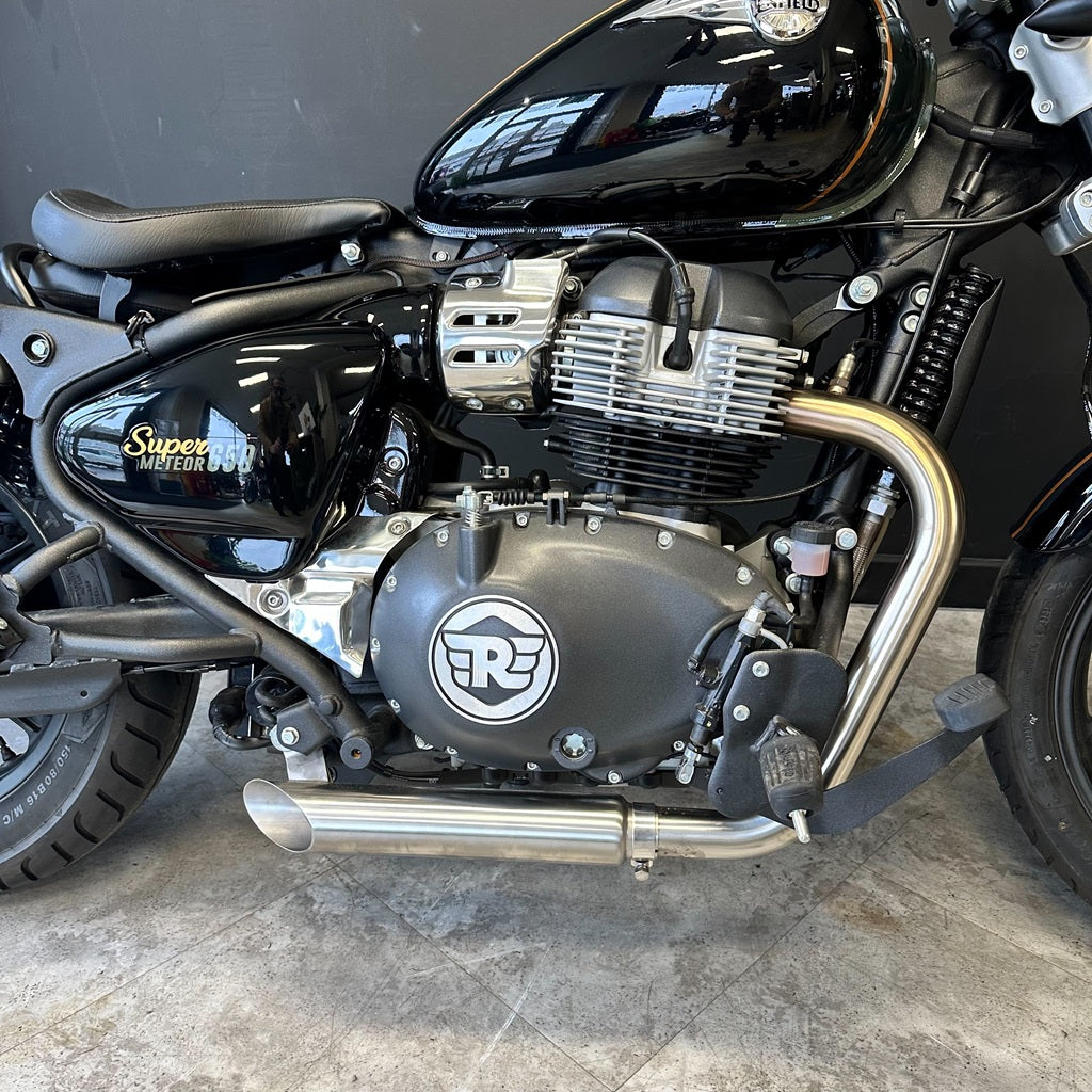 ROYAL ENFIELD  - SUPER METEOR 650 CUSTOM BOBBER INTERSTELLER GREEN / BLACK / GOLD