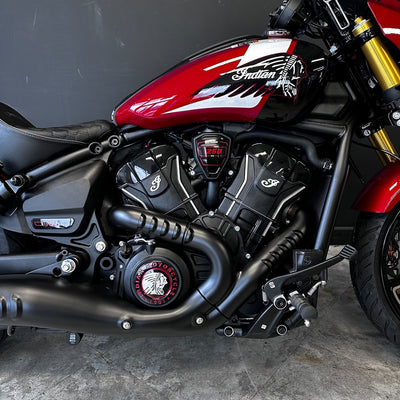 2025 Indian Scout 101 – SUNSET RED METALLIC WITH GRAPHICS