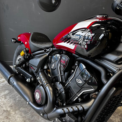 2025 Indian Scout 101 – SUNSET RED METALLIC WITH GRAPHICS