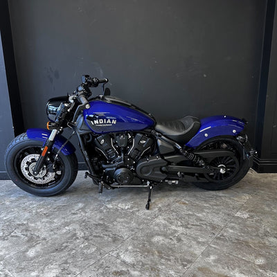 MY25 Indian Scout Bobber Limited + Tech – SPIRIT BLUE