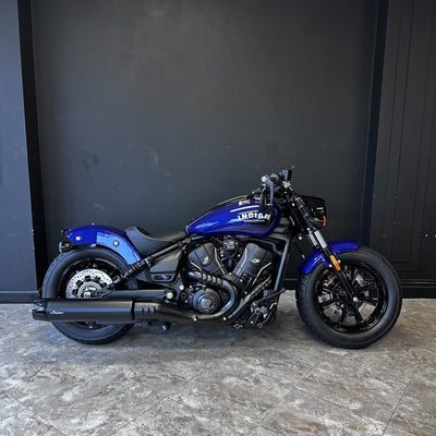 MY25 Indian Scout Bobber Limited + Tech – SPIRIT BLUE