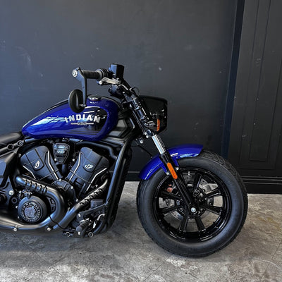 MY25 Indian Scout Bobber Limited + Tech – SPIRIT BLUE