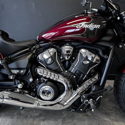 2025 Indian Super Scout Limited +Tech Maroon Metallic with Graphics