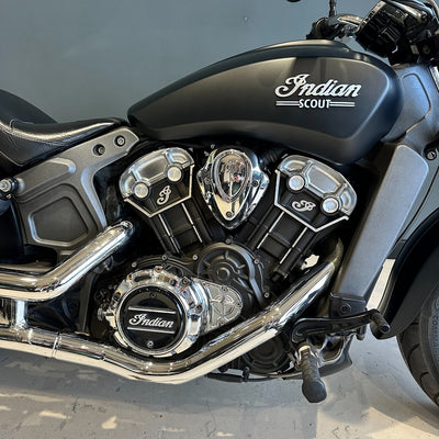 2017 INDIAN SCOUT PRELOVED - SMOKE BLACK WITH CRUSHER EXHAUST
