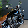 INDIAN CHIEF VINTAGE GLOSS BLACK TAN LEATHER TRIM - PRELOVED