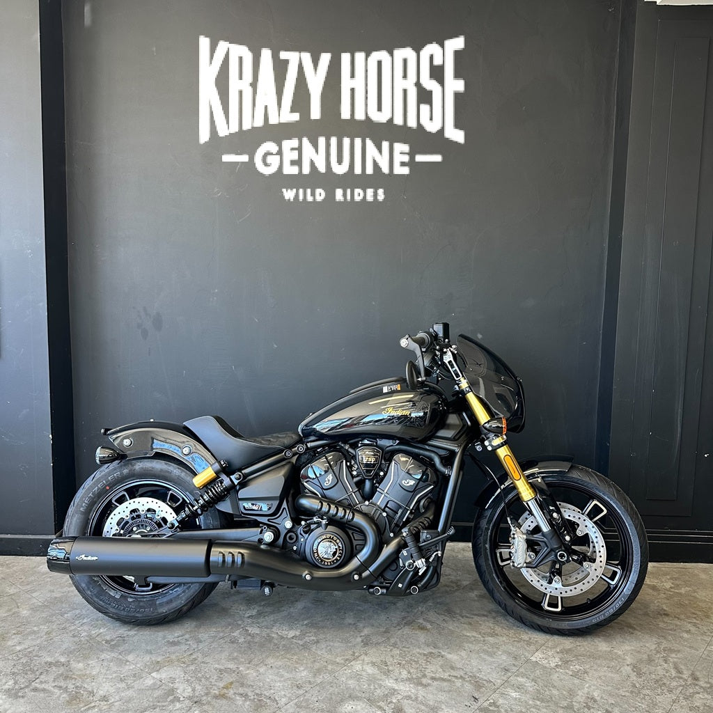 2026 Indian Scout 101 - Crystal Black with Super Graphite