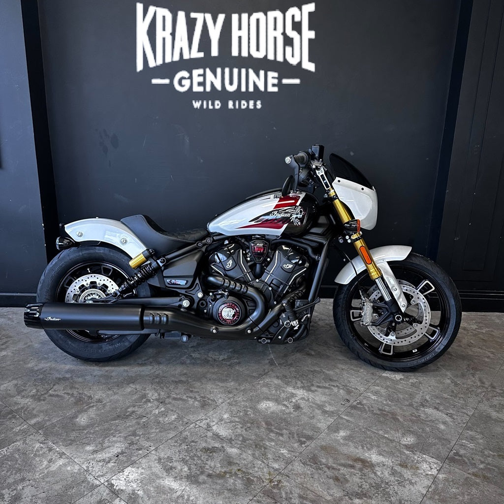 2025 Indian Scout 101 – GHOST WHITE
