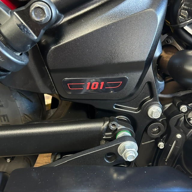 INDIAN SCOUT 101 - Sunset red with Graphics - Preloved