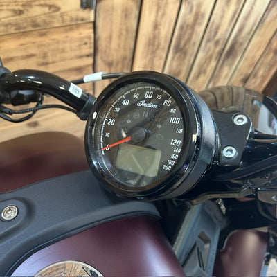 INDIAN SCOUT BOBBER BASE - Maroon smoke