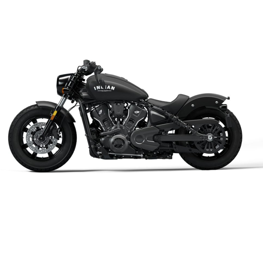 2025 Indian Scout Bobber Limited + Tech - Black Smoke or Spirit Blue Metallic or Nara Bronze Metallic
