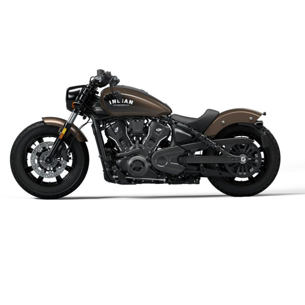 2025 Indian Scout Bobber Limited + Tech - Black Smoke or Spirit Blue Metallic or Nara Bronze Metallic