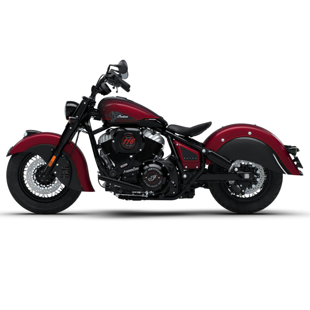 125th Anniversary Edition INDIAN CHIEF VINTAGE - Anniversary Red with Black Crystal