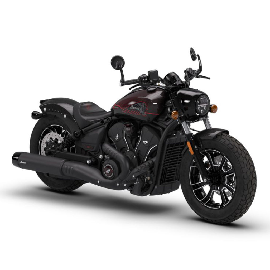 125th Anniversary Edition Indian Scout Bobber - 125th Anniversary EDITION Red with Black Crystal