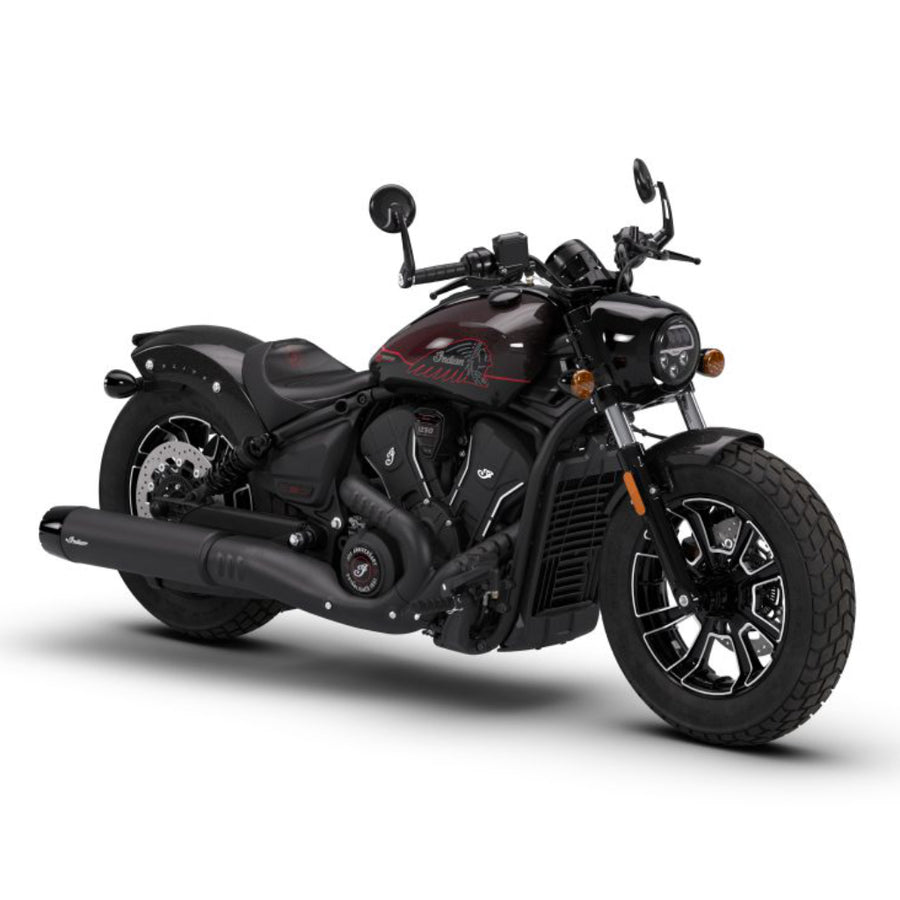 Indian Scout Bobber 125th Anniversary Edition - 125th Anniversary EDITION Red with Black Crystal