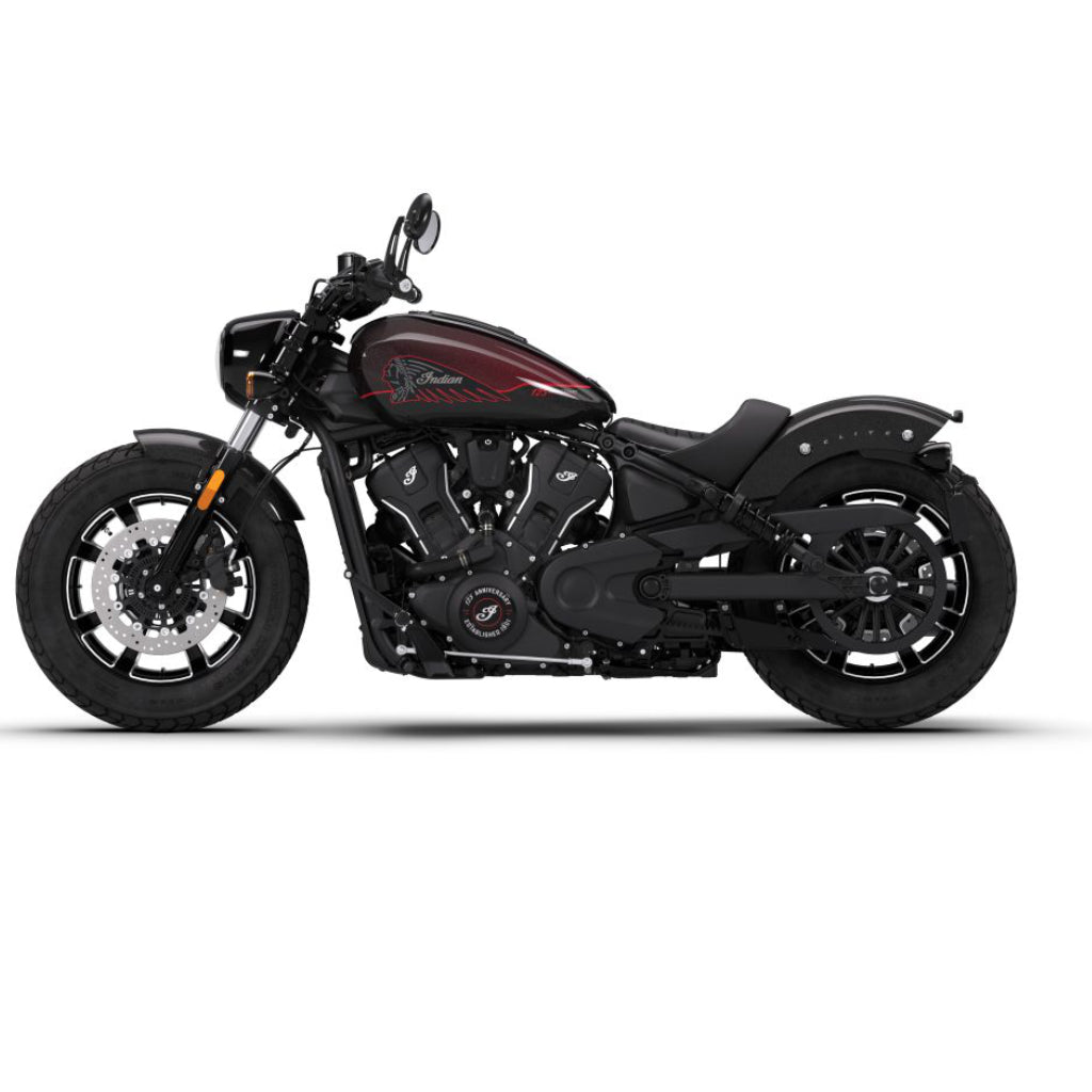 Indian Scout Bobber 125th Anniversary Edition - 125th Anniversary EDITION Red with Black Crystal