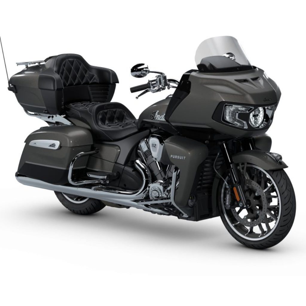 2025 Indian Pursuit Limited with 112 Package - Heavy Metal with Black Metallic