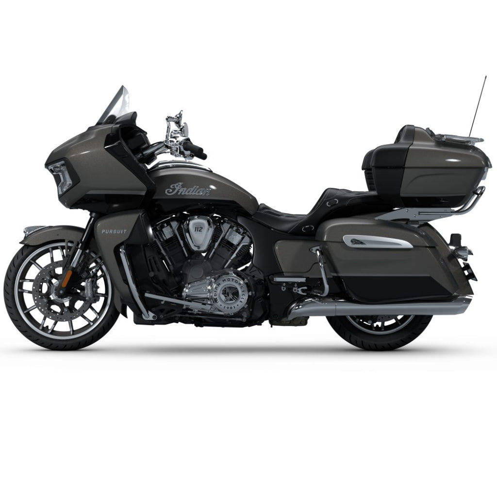 2025 Indian Pursuit Limited with 112 Package - Heavy Metal with Black Metallic