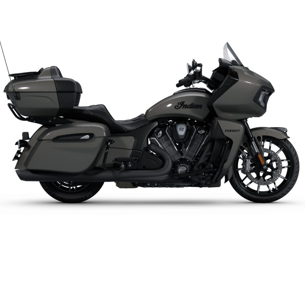 Indian Pursuit Dark Horse with 112 Package - Heavy Metal