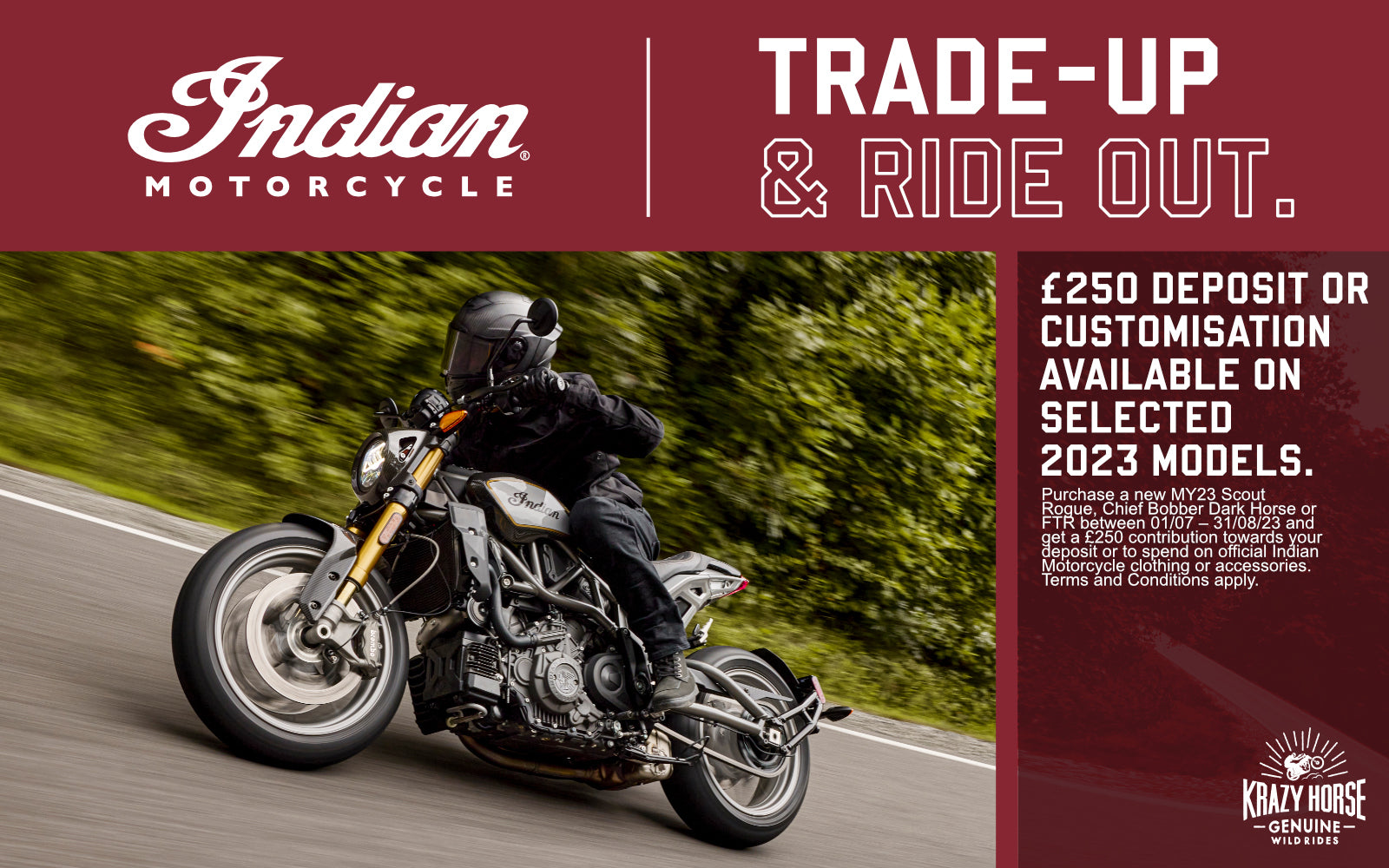 Indian Motorcycle Dealer Krazy Horse Bury St Edmunds and London