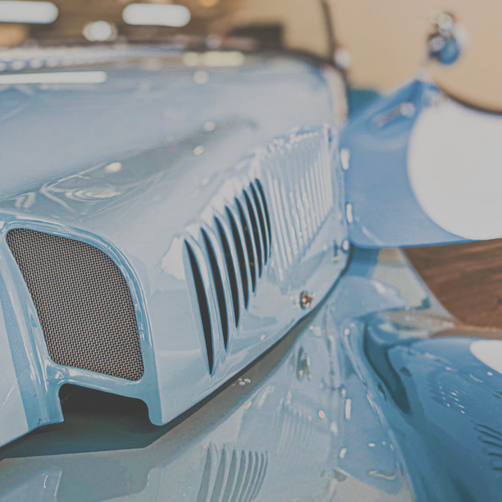 Morgan Plus 4 60th anniversary Supersport - Aero Racing Iris Blue
