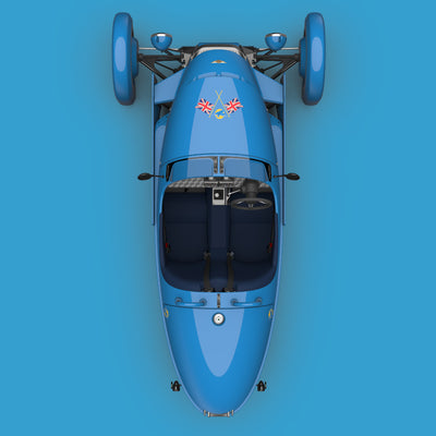 Morgan Super 3 Origins - BLUEBIRD