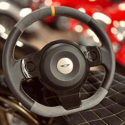 Bespoke Steering Wheels Exclusively at  KRAZY HORSE