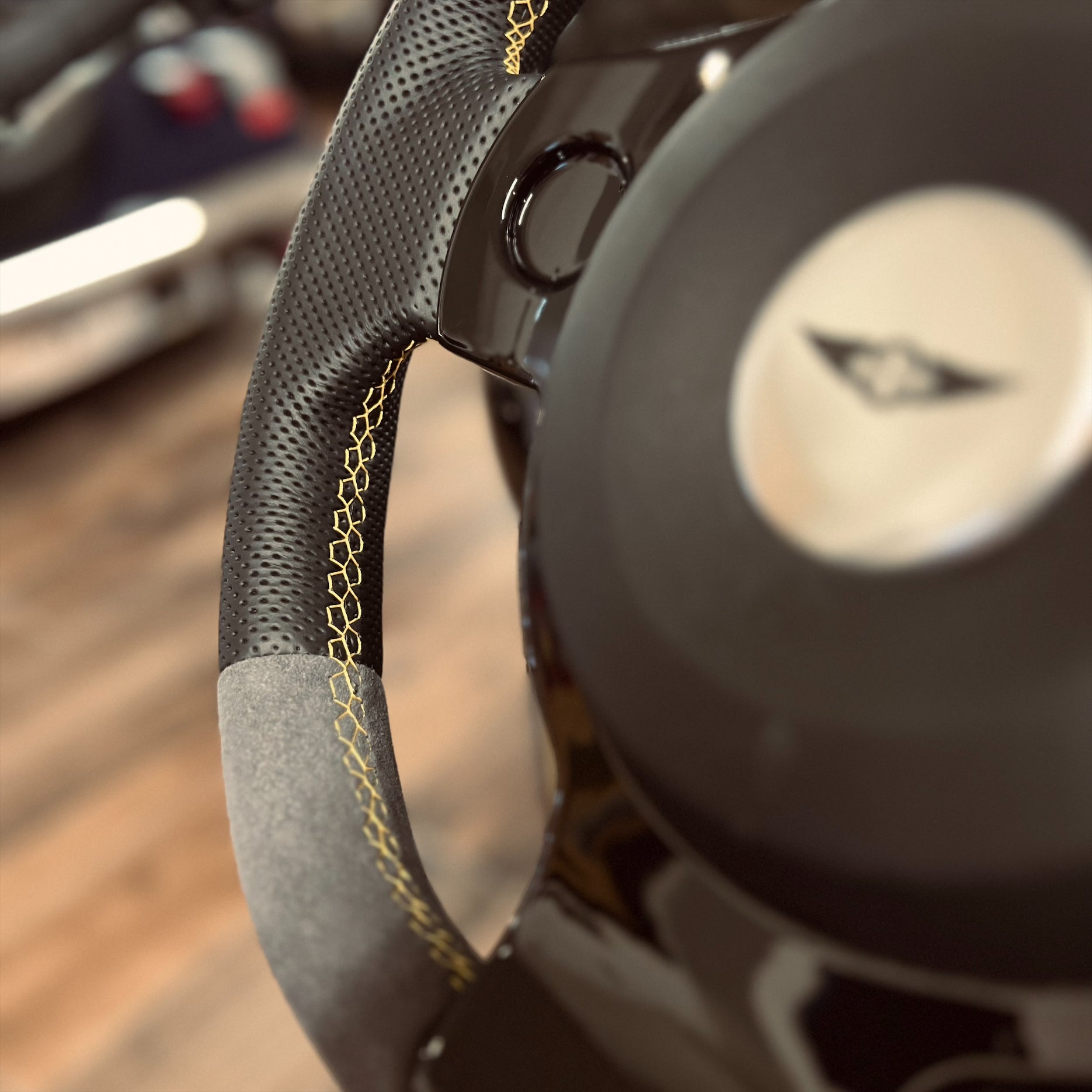 Bespoke Steering Wheels Exclusively at  KRAZY HORSE