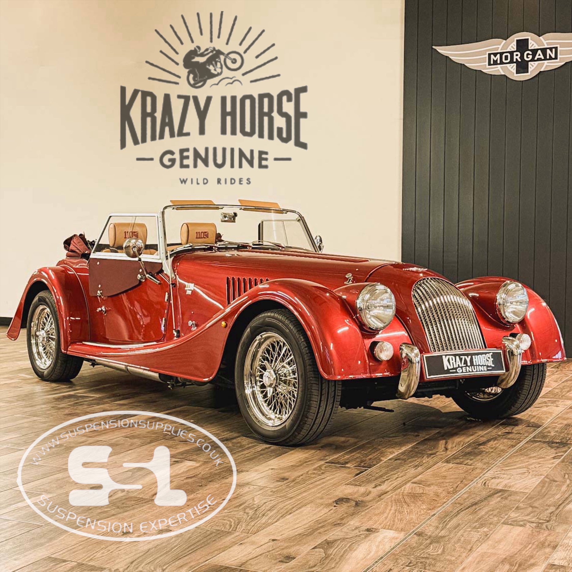 SOLD - 2019 Morgan Plus 4 2.0 Gdi, 110 Edition - Volcano Red Pearl ...