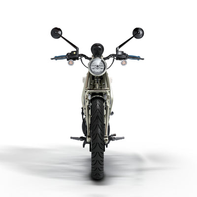 ROYAL ENFIELD FLYING FLEA C6 - Flea Green, Storm Black, PARACHUTE WHITE