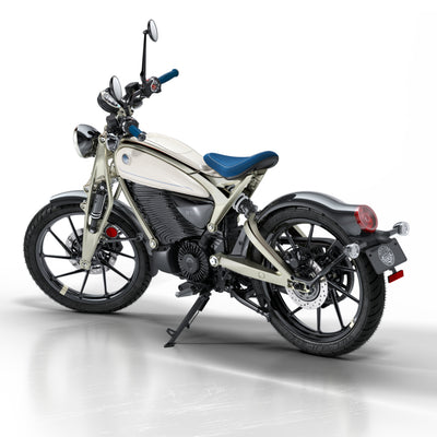 ROYAL ENFIELD FLYING FLEA C6 - Flea Green, Storm Black, PARACHUTE WHITE