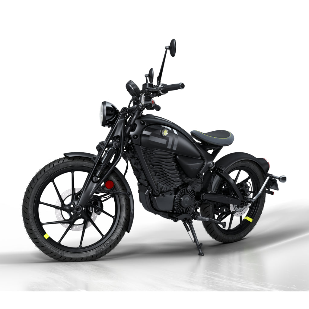 ROYAL ENFIELD FLYING FLEA C6 - Flea Green, Storm Black, PARACHUTE WHITE