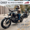 The Indian Chief Incentive is here!